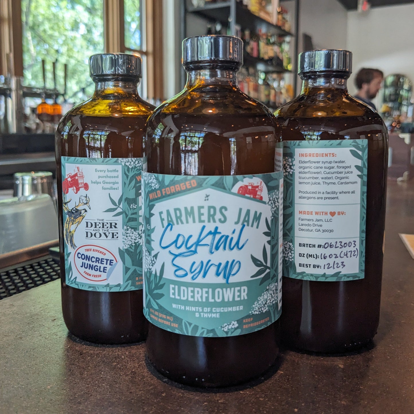 Wild Foraged Elderflower with Cucumber and Thyme - 8oz