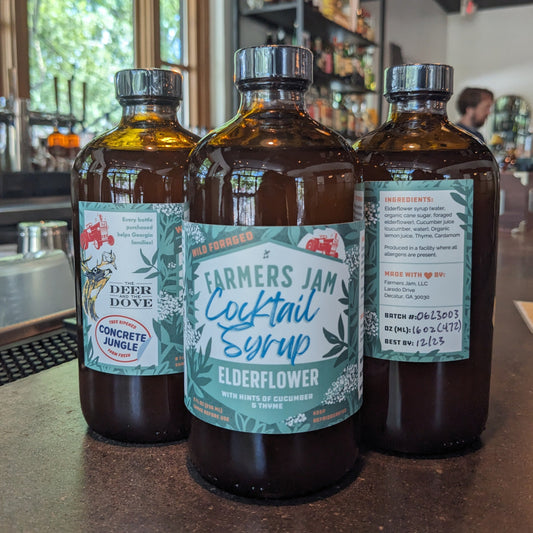Wild Foraged Elderflower with Cucumber and Thyme - 8oz
