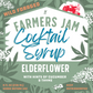 Wild Foraged Elderflower with Cucumber and Thyme - 8oz